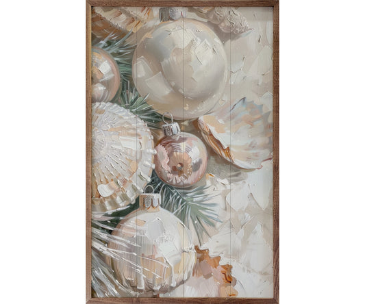Kendrick Home Christmas Shells II By Petals Prints Design