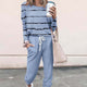 Dark blue stripes
