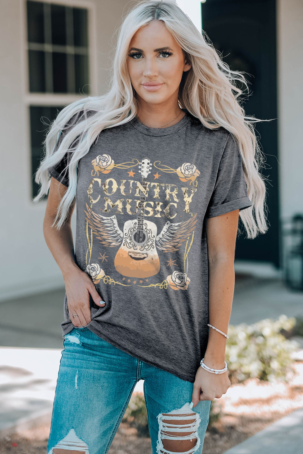 Threaded Pear COUNTRY MUSIC Guitar Tee