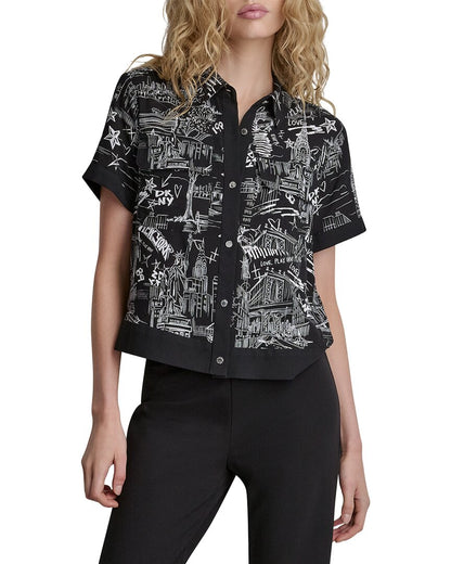 HLE-NY TOILE BLACK-