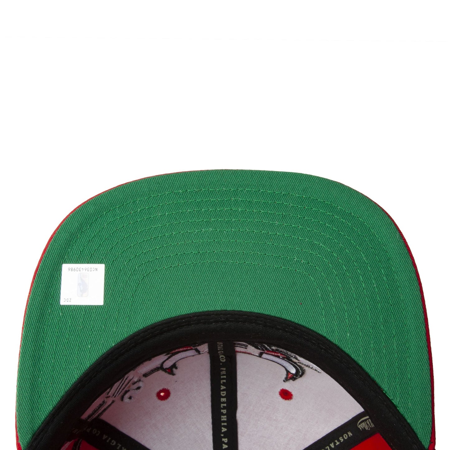 Men's Mitchell & Ness NBA Retro Bolt Deadstock Snapback Bulls - Red
