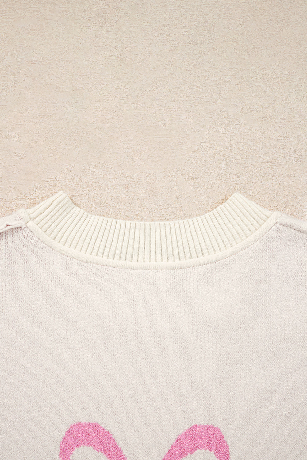 Threaded Pear Kara Drop Shoulder Loose Sweater