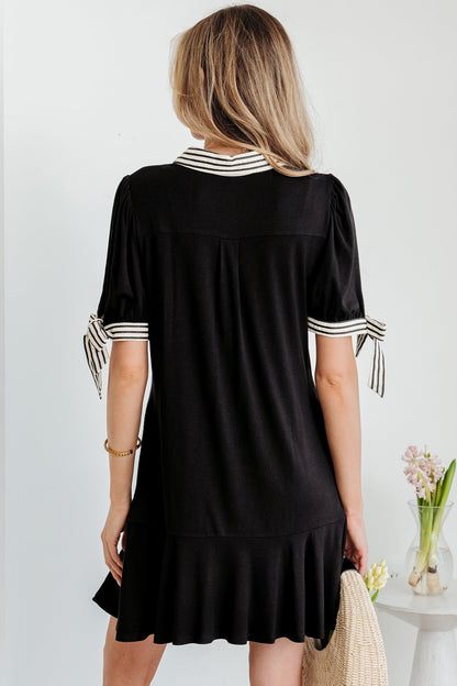 Threaded Pear Mckenzie Sleeve Shift Mini Dress