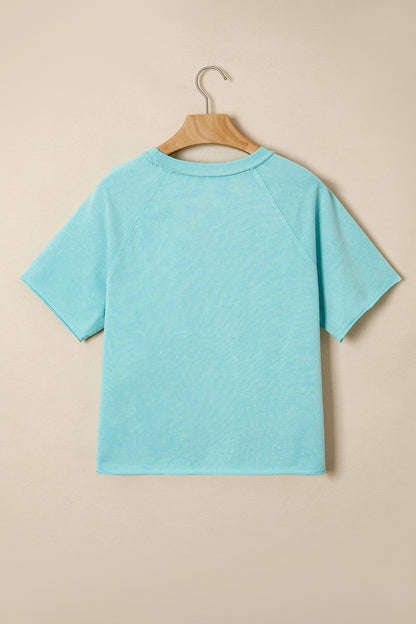 Threaded Pear Judith Boxy Fit Cropped Tee