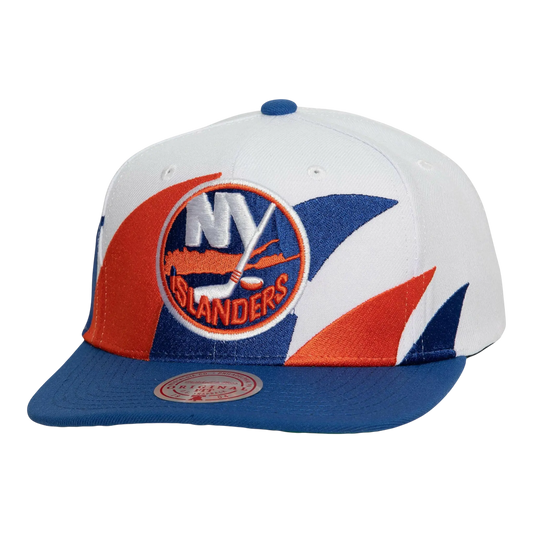 Mitchell & Ness NHL New York Islanders Vintage Sharktooth Men Snapback Hat White