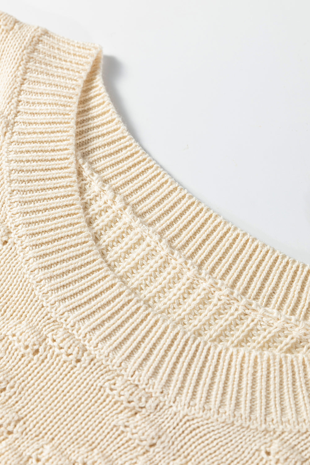 Threaded Pear Paula Embroidered Detail Casual Sweater