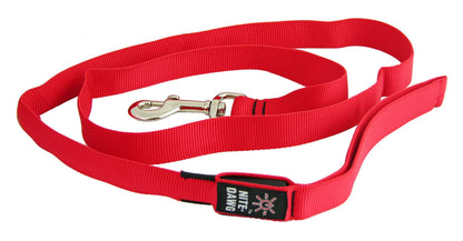 Nite Ize Nite Dawg Led Pet Leash, Light up Dog Leash, Glows + Flashes, 5 Feet Long, Red