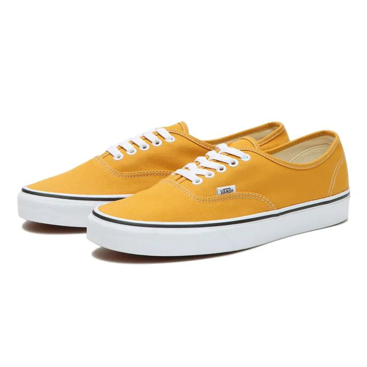 [vn0a5jmpf3x] Mens Vans Ua Authentic Color Theory 'golden Yellow' - Color Theory Checkerboard Yellow White