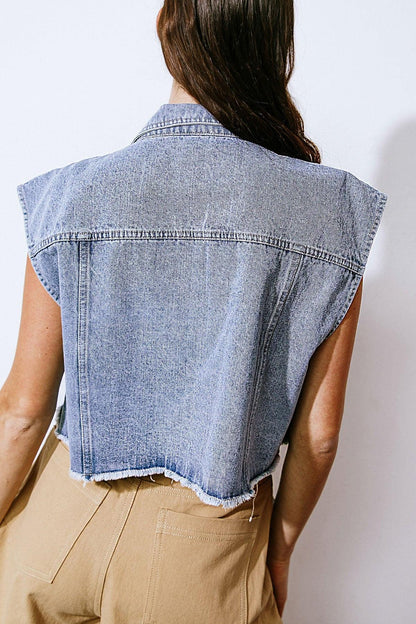 Claim to Fame Denim Vest