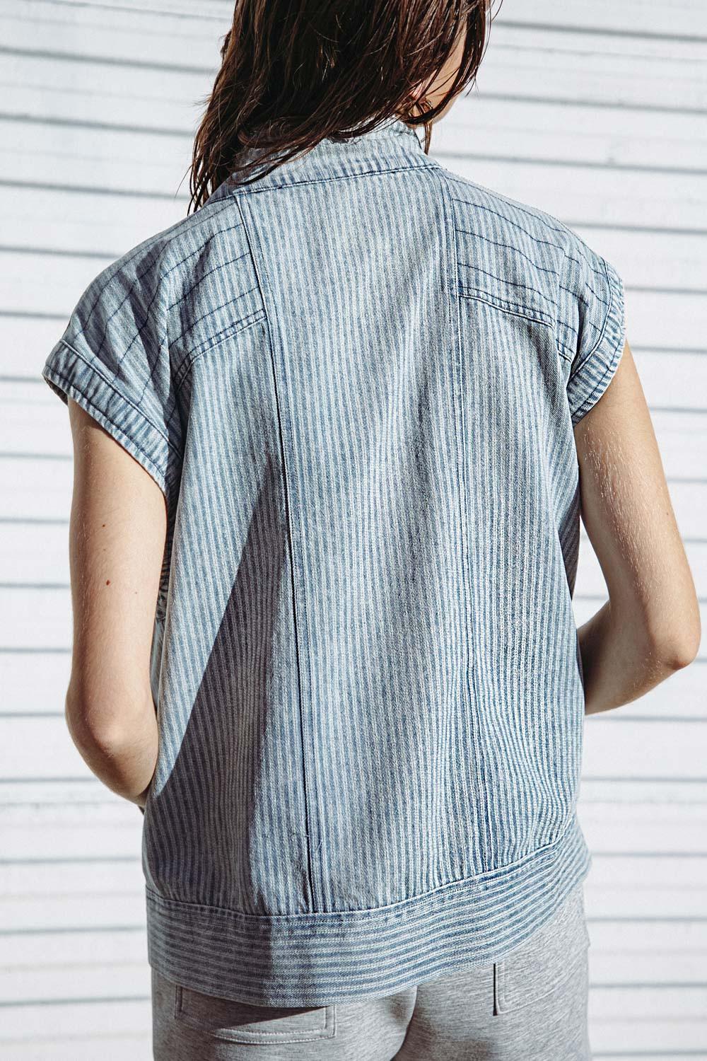 Late Summer Nights Denim Vest