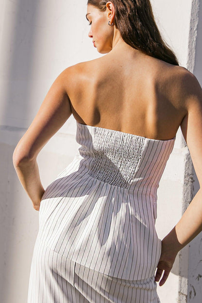 Get to the Point Woven Top
