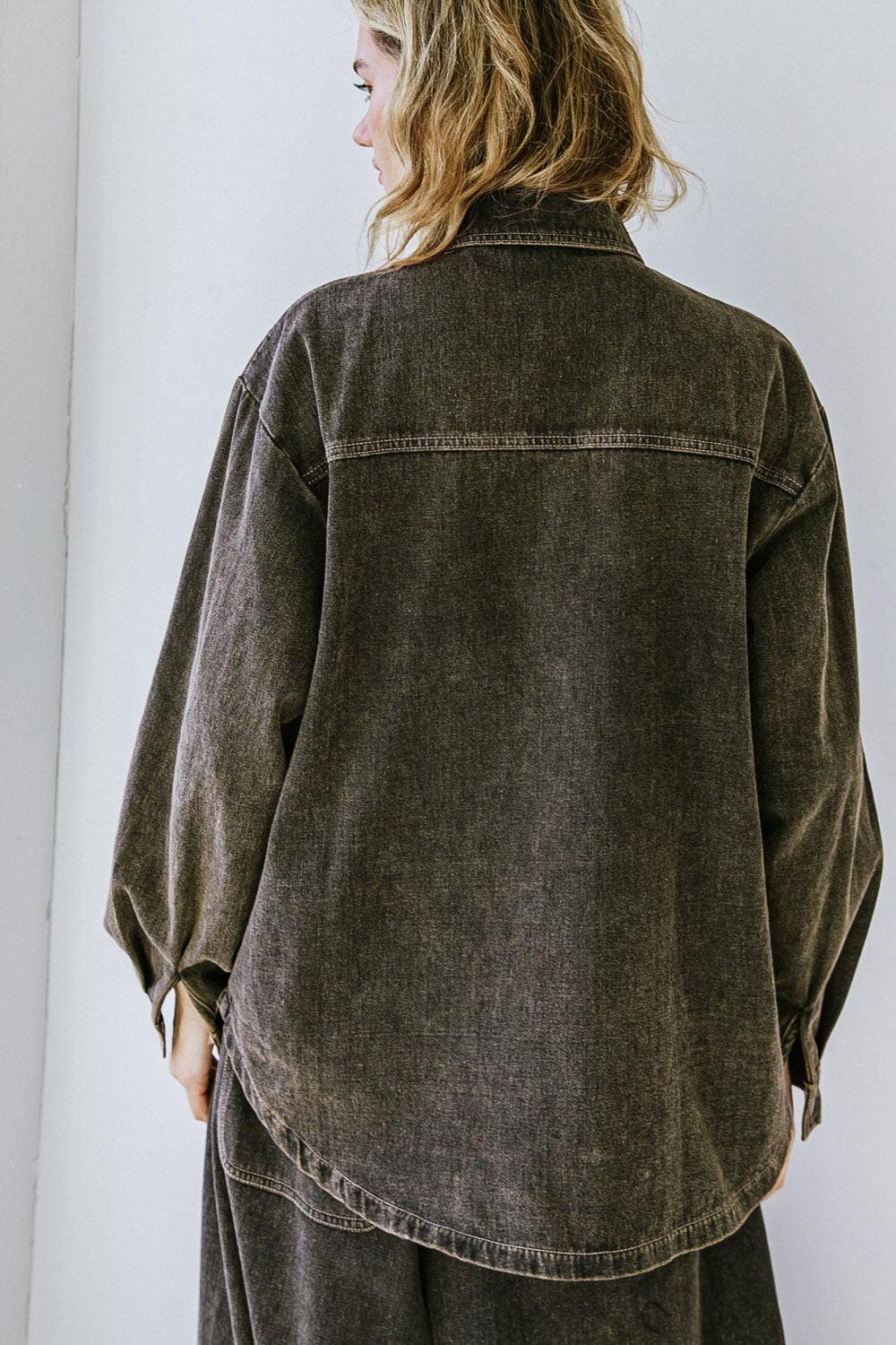 Stuck in Your Ways Denim Top