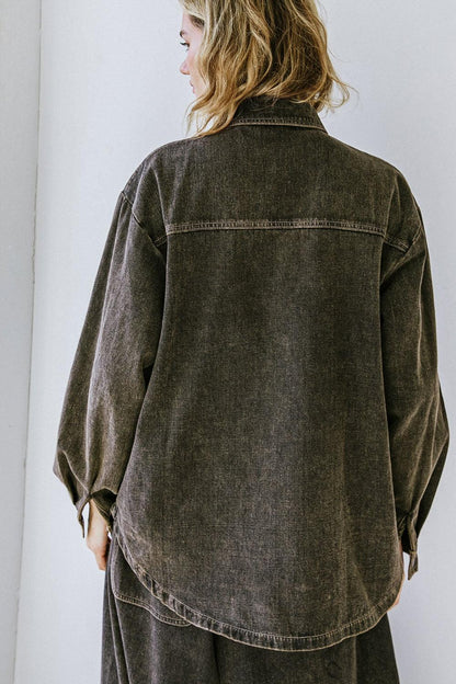 Stuck in Your Ways Denim Top