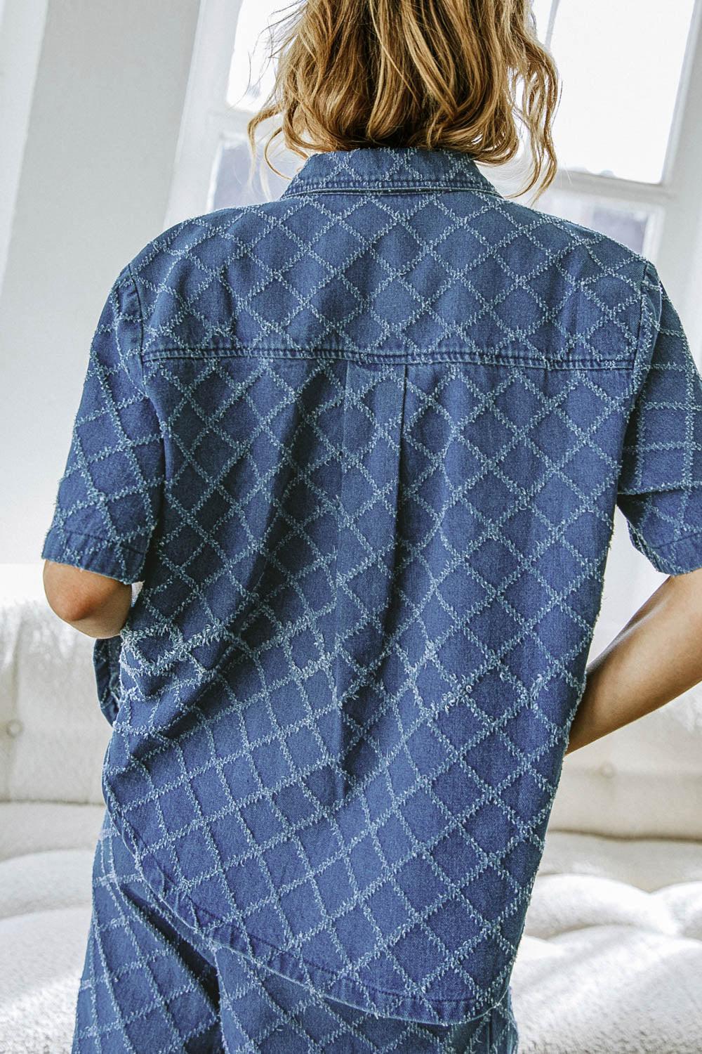 It's a Secret Denim Top