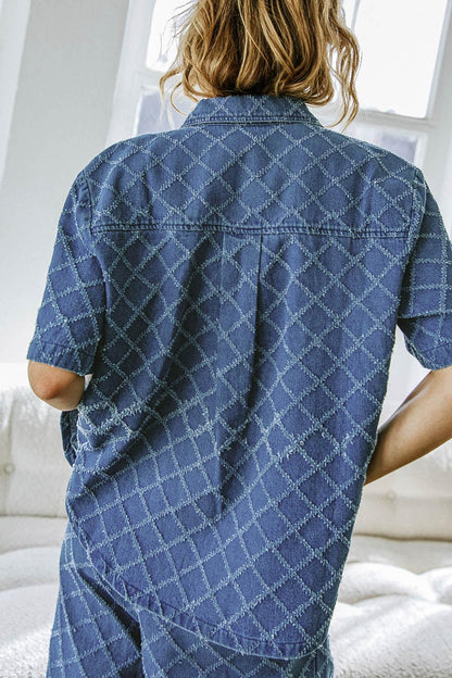 It's a Secret Denim Top