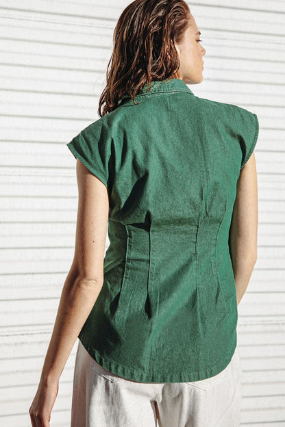 Clean Slate Denim Top