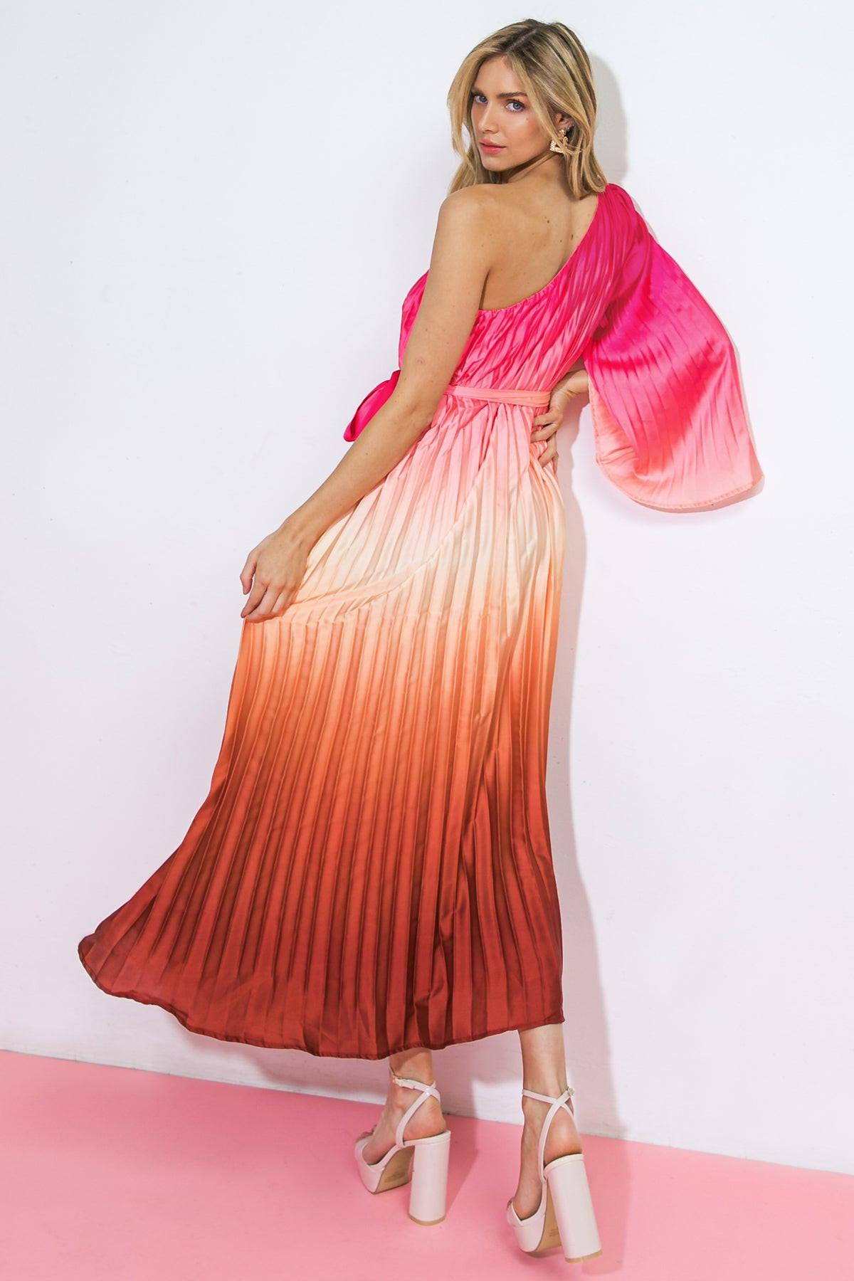 You're My Lover Woven Midi Dress