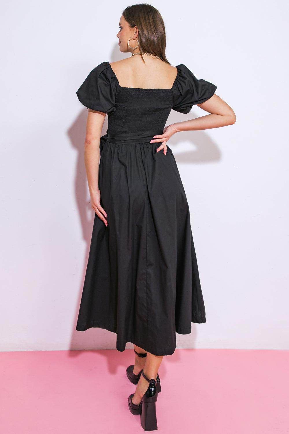 A Peaceful Place Woven Midi Dress