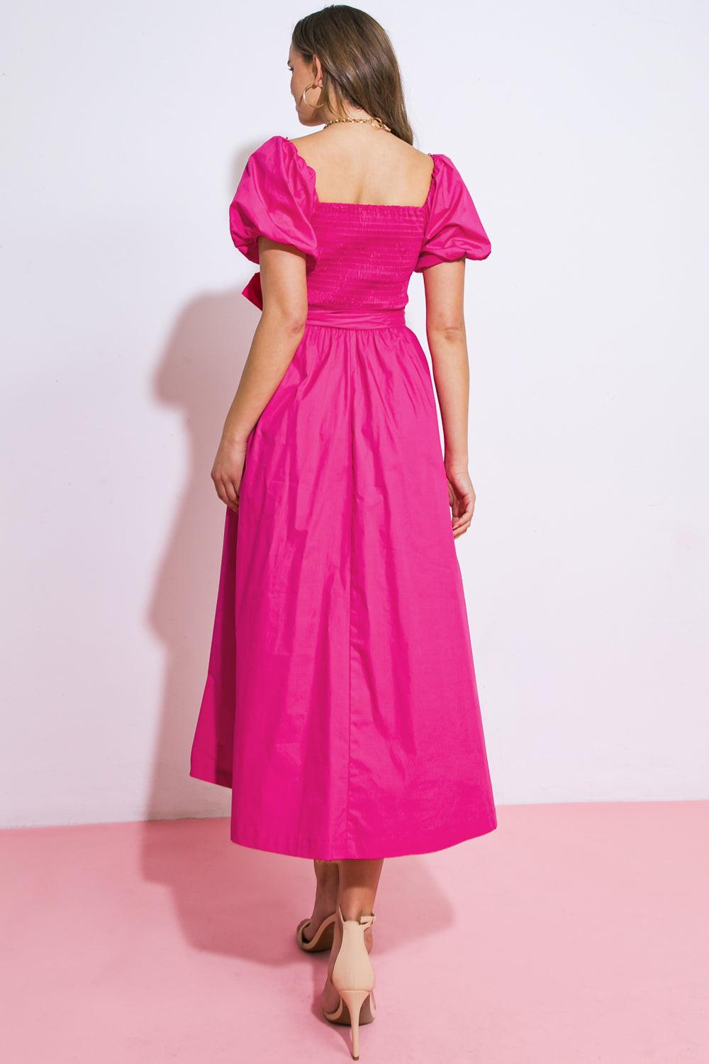 A Peaceful Place Woven Midi Dress