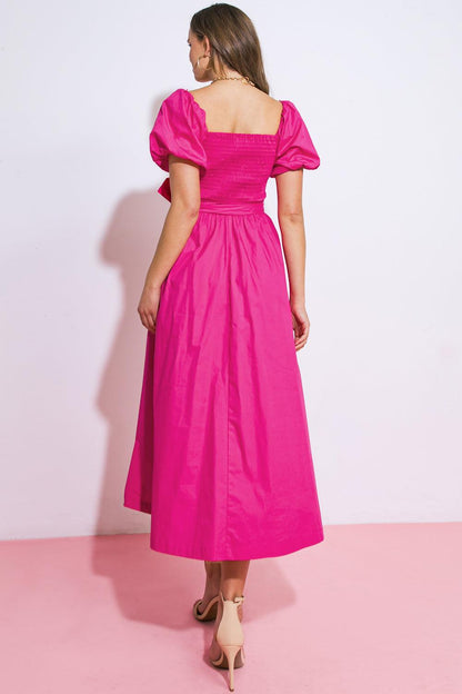 A Peaceful Place Woven Midi Dress