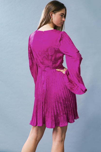 Graceful Entrance Satin Mini Dress