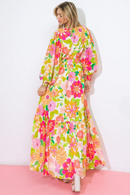 Heading Uptown Woven Maxi Dress