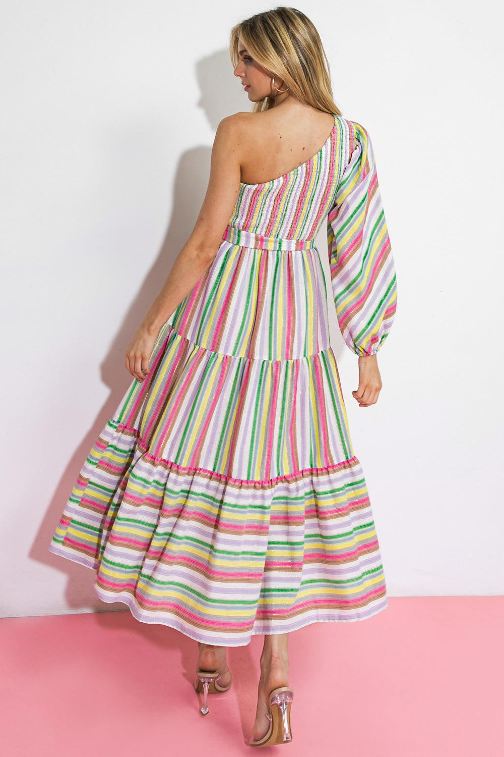 No Matter Where I Go Woven Midi Dress