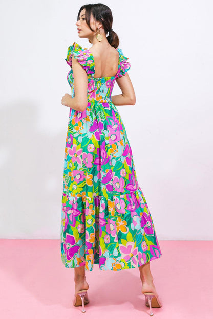Love Haze Woven Midi Dress