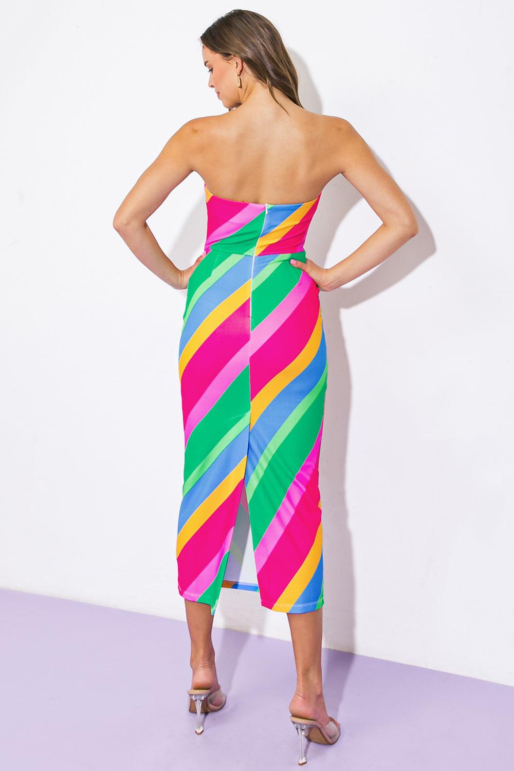 All or Nothing Ponti Midi Dress
