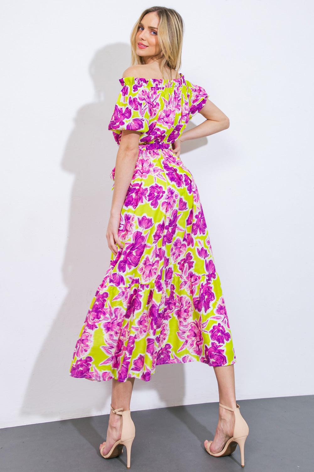 I'm in Charge Woven Midi Dress