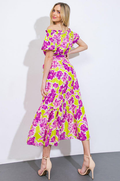 I'm in Charge Woven Midi Dress