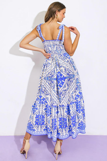 Finding My Peace Woven Midi Dress