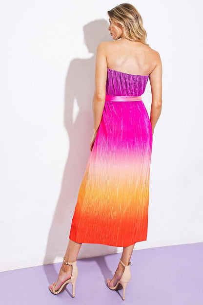 Give it a Go in Garden Midi Dress