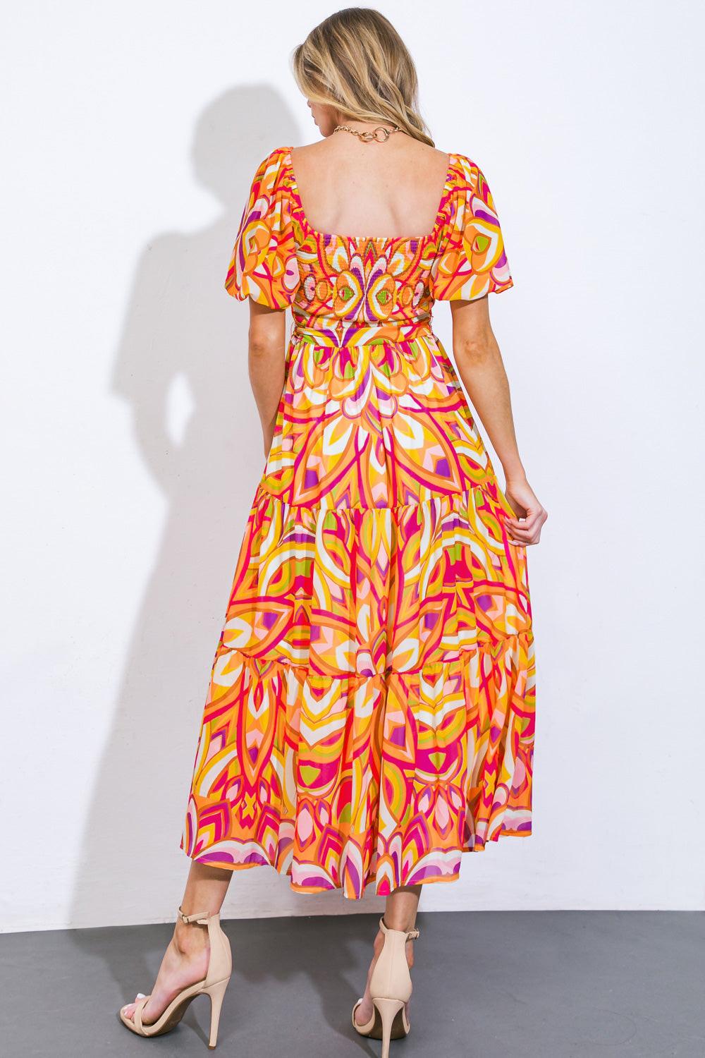 It's Your Place Woven Midi Dress
