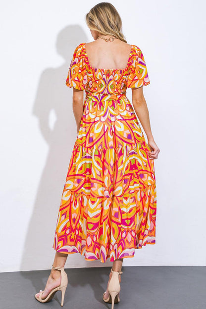 It's Your Place Woven Midi Dress