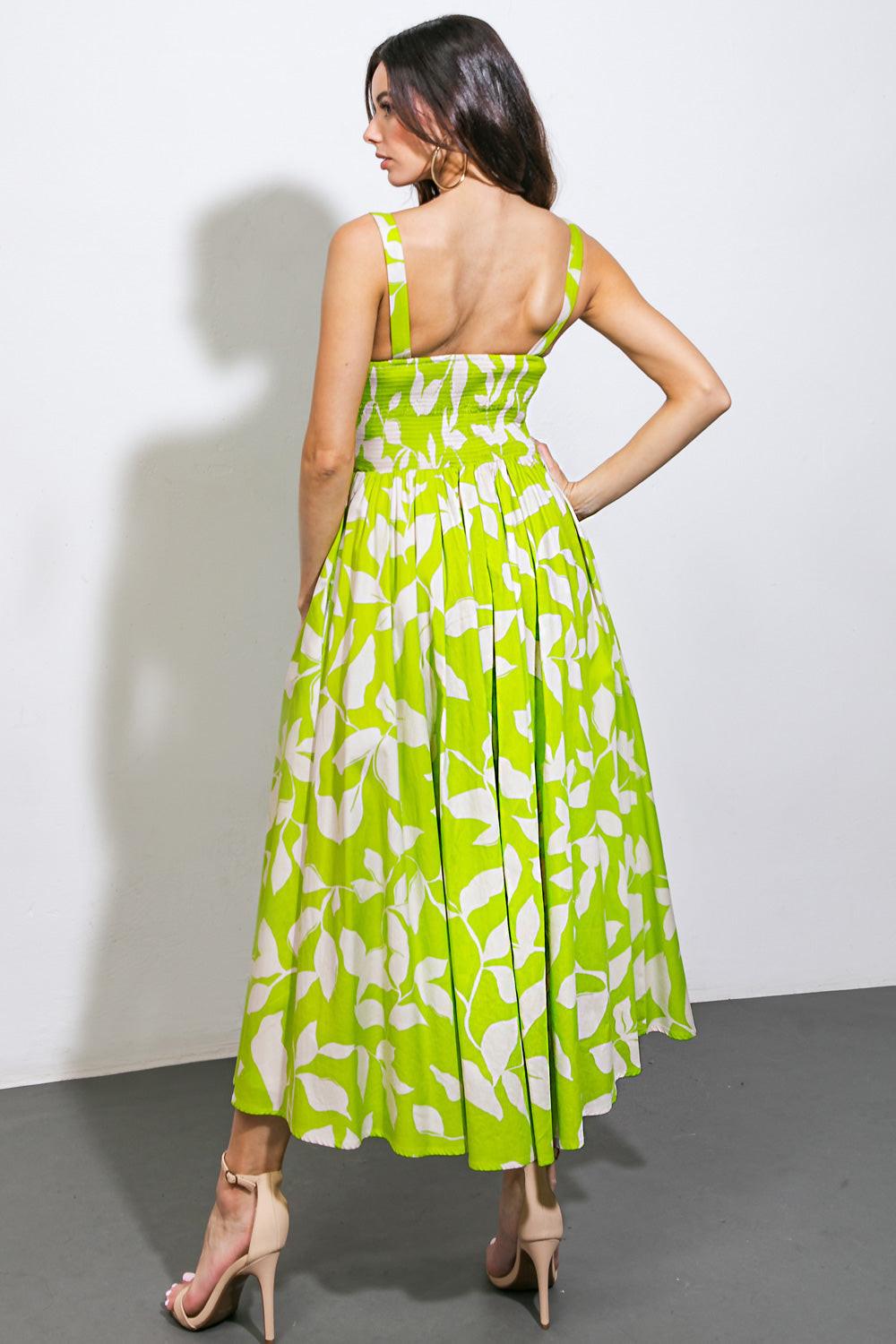 A Passionate Heart Woven Midi Dress