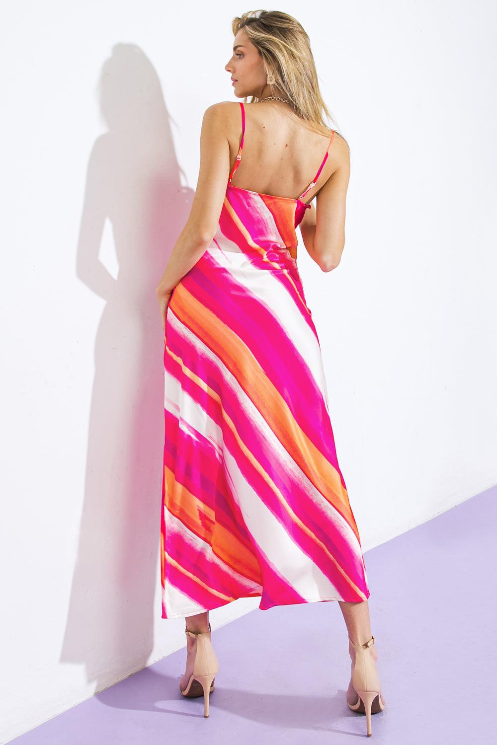 Spring Fling Woven Midi Dress
