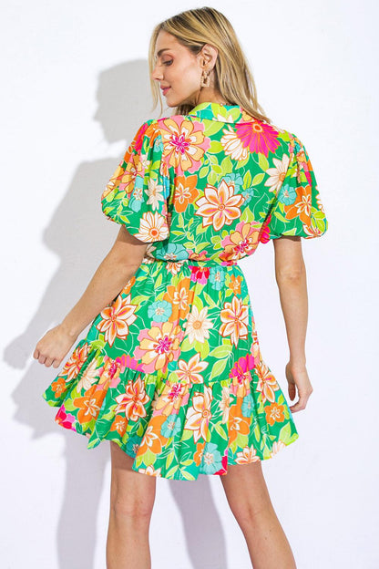 Swing of Things Woven Mini Dress