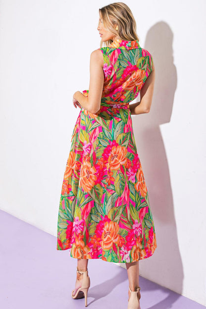 Everyday Dreams Woven Midi Dress