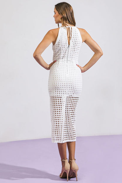 Thankful Soul Woven Midi Dress