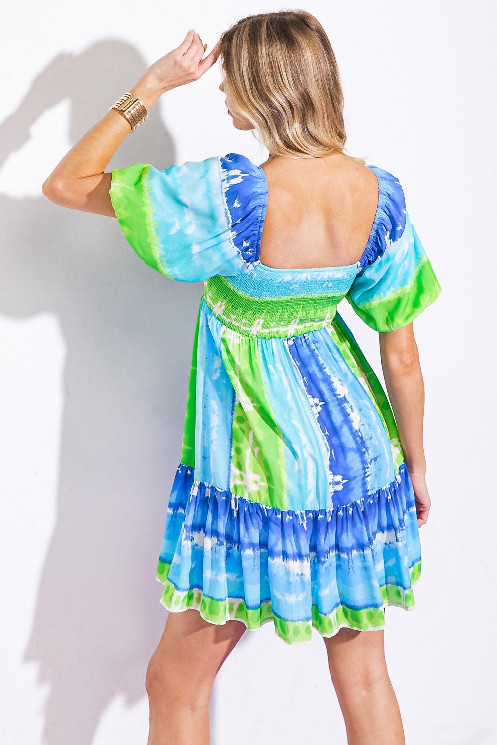 Essence of Summer Woven Mini Dress