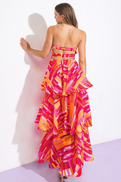 Evening Breeze Woven Maxi Dress