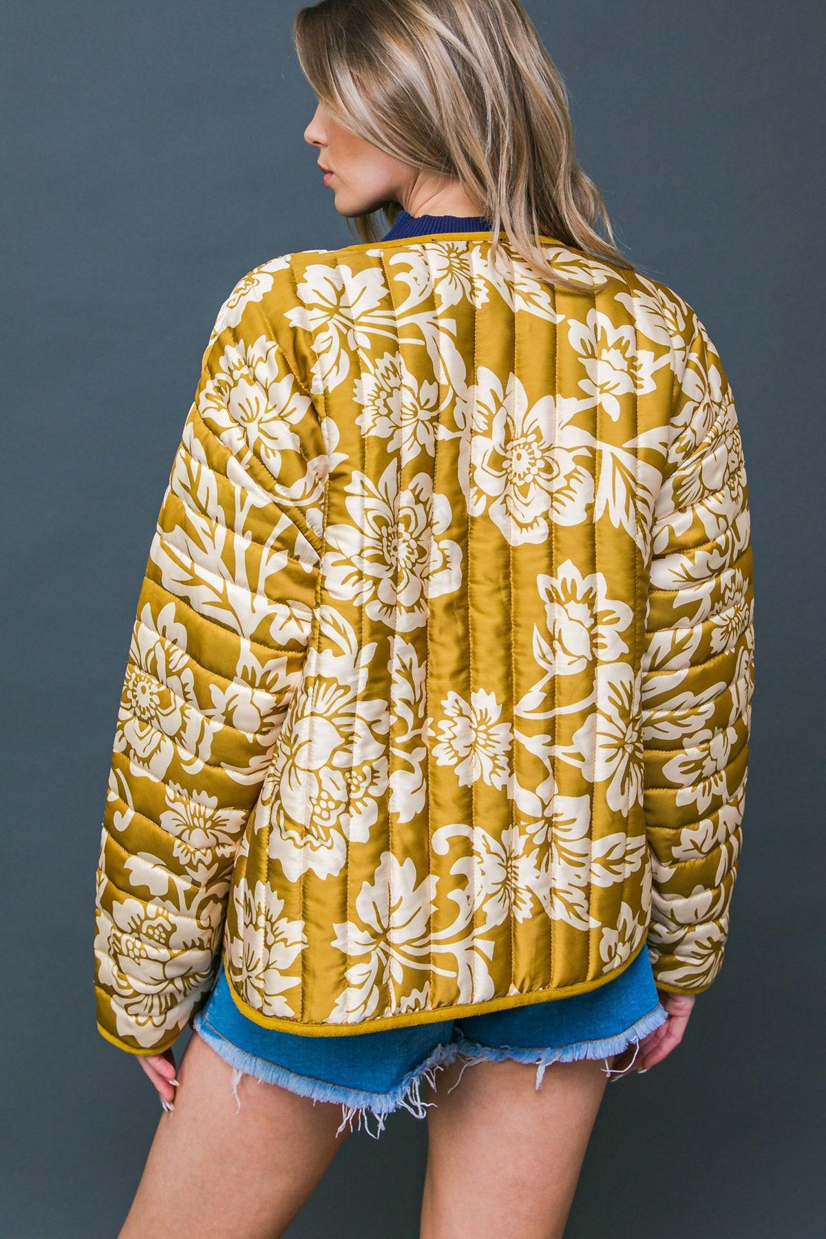 Totally Convinced Woven Puff Jacket