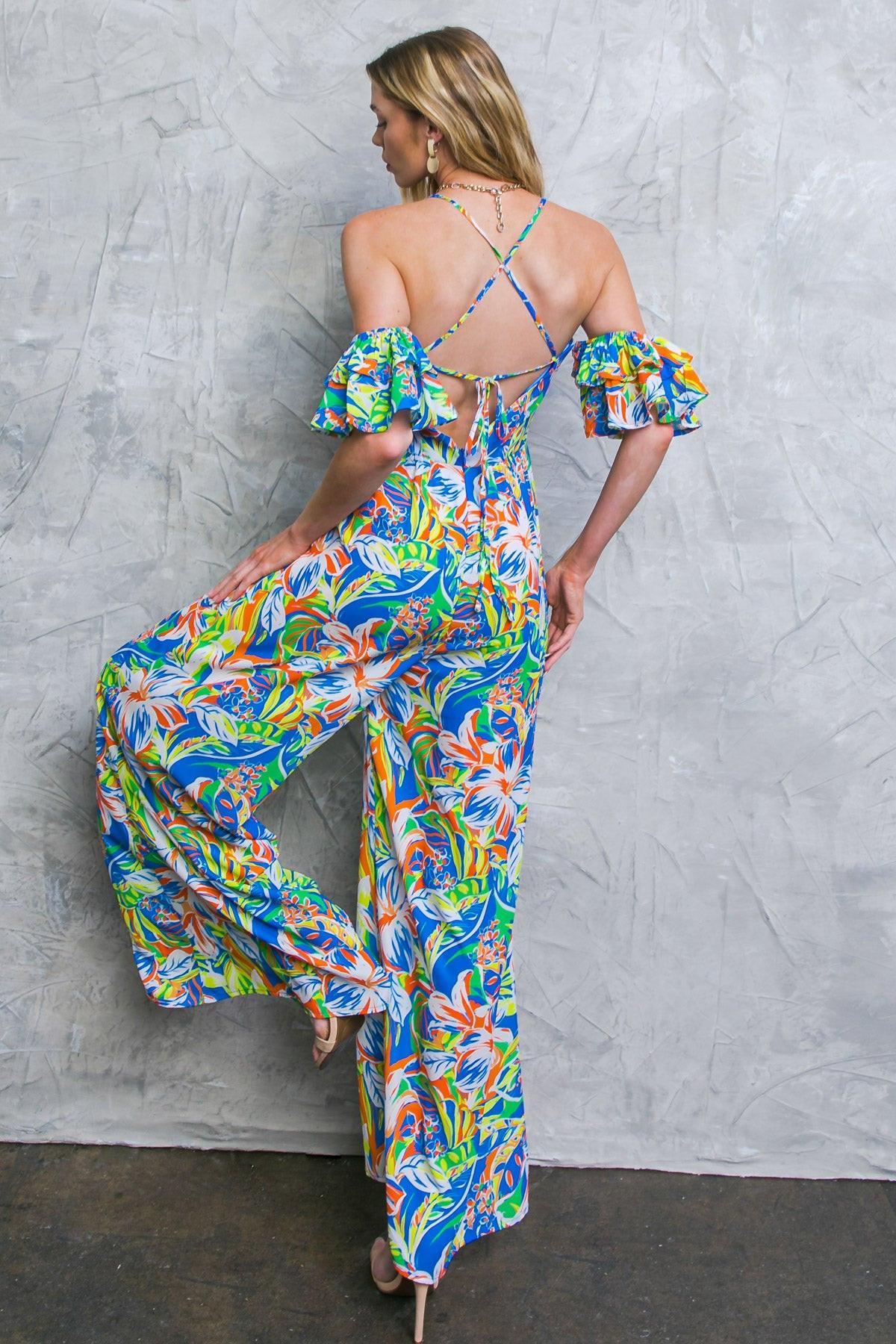 Unseen Beauty Floral Woven Jumpsuit