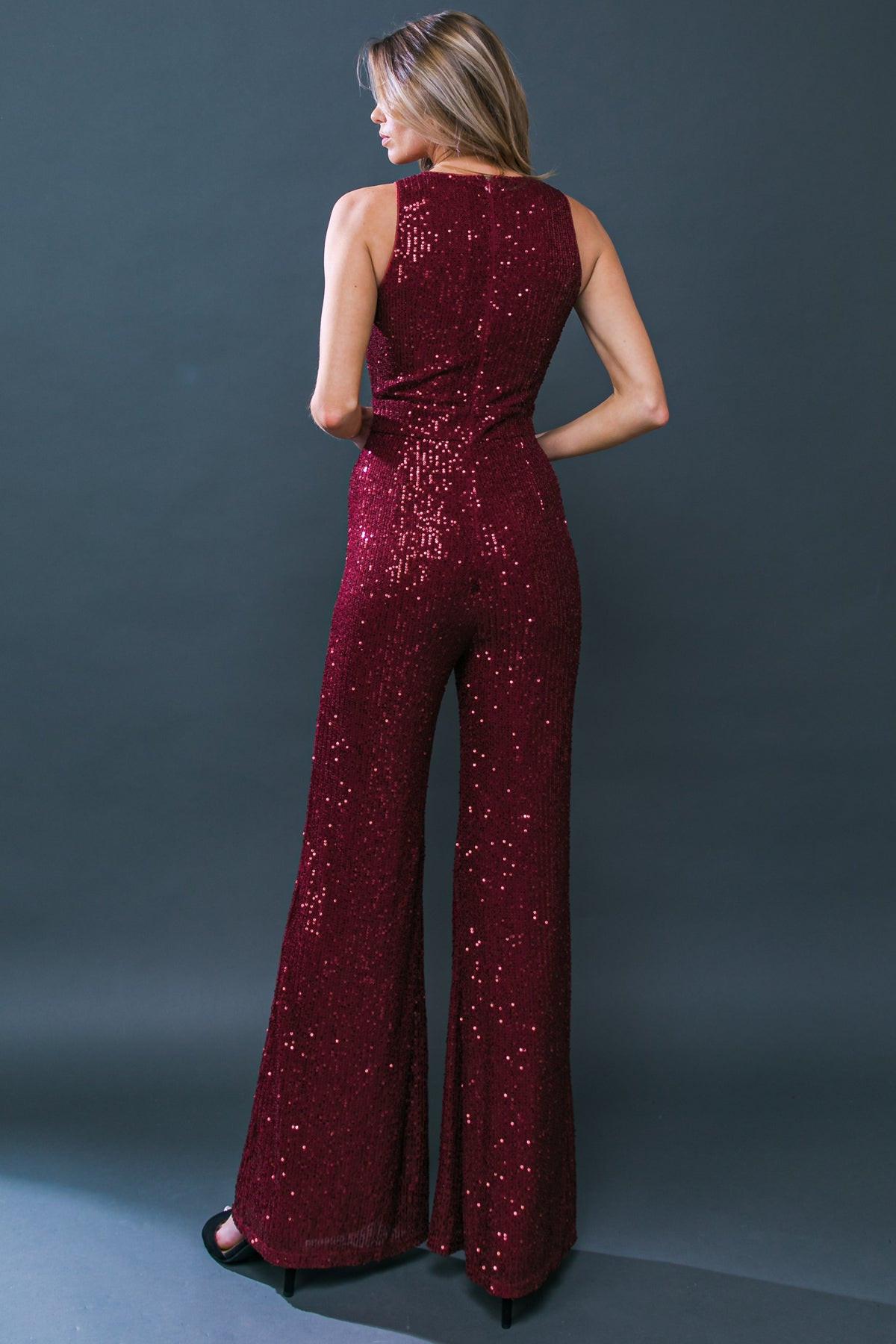 Divine Wanderings Sequin Jumpsuit