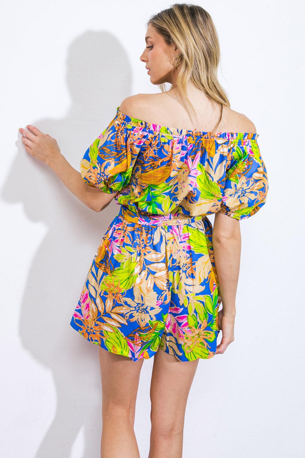 Oh So Lovely  Woven Romper