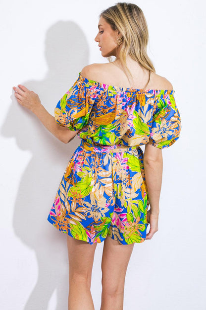 Oh So Lovely  Woven Romper