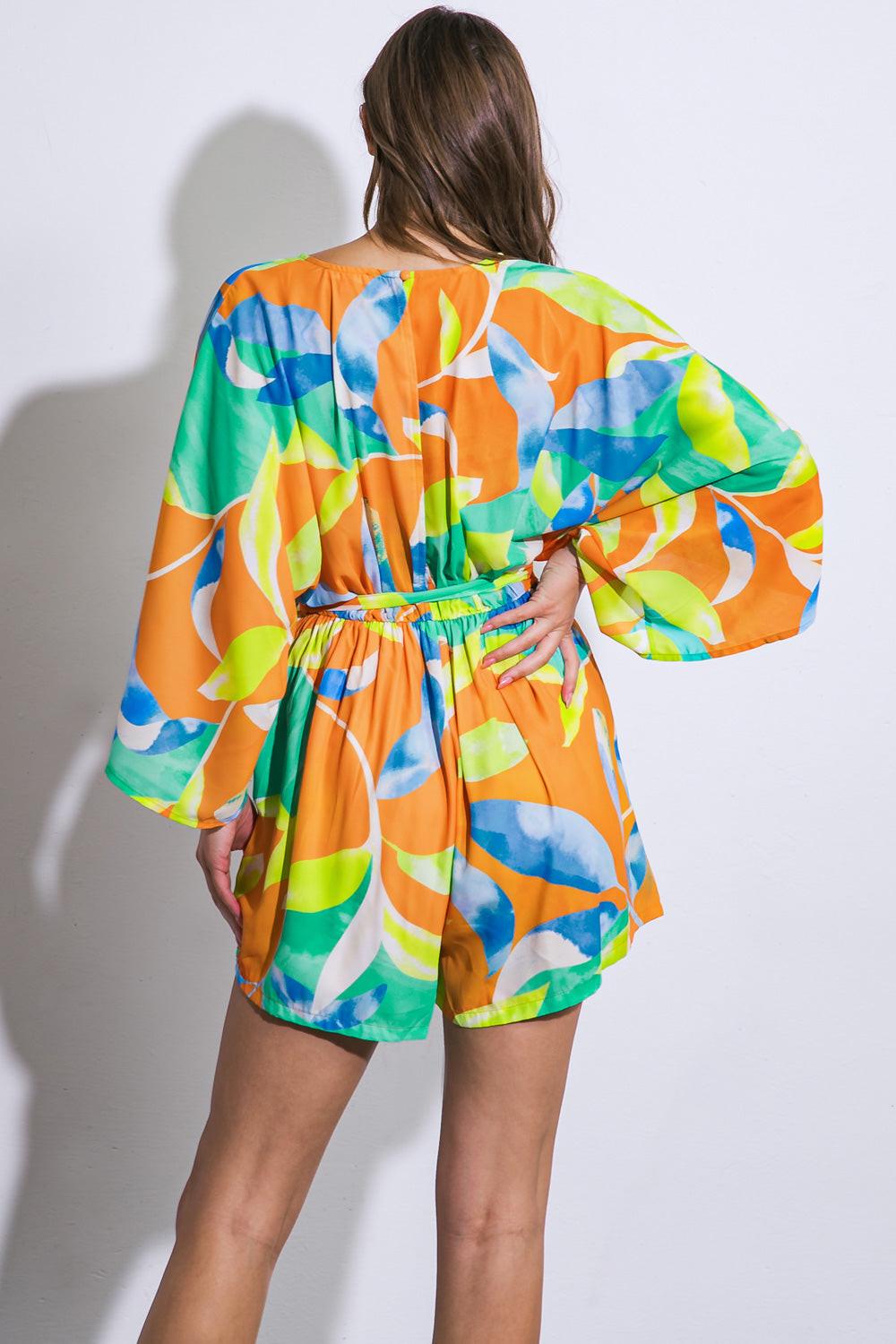 Quitting Time Woven Romper
