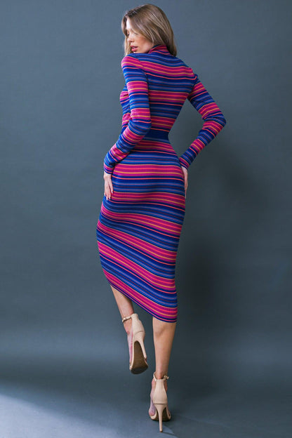 Noteworthy Shine Sweater Midi Dress