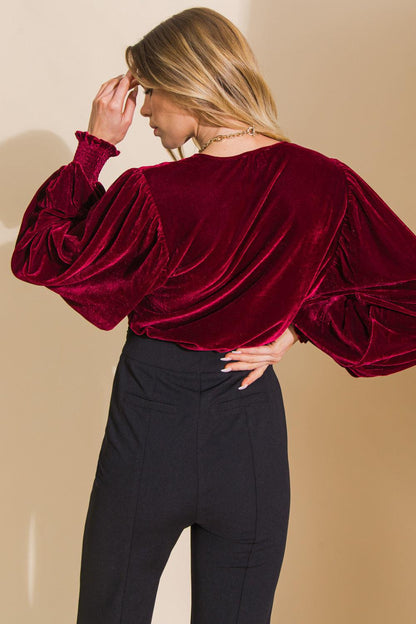 Like No Other Velvet Bodysuit